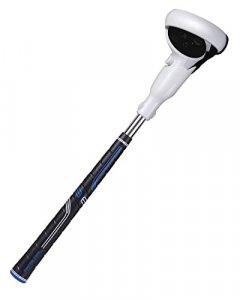 Amavasion VR Golf Club Handle Accessories Compatible with Meta /Oculus Quest 2 Enhance Immersive VR Game Experience (Black/Blue)