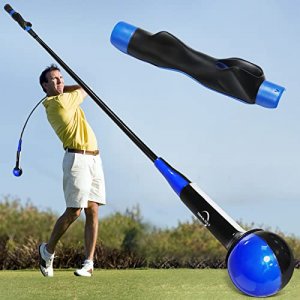 ENHUA GOLF Swing Trainer Aid Improve Flexibility Tempo,Speed Rhythm, Balance and Strength Training. Weighted Warm-Up Sticks Club for Indoor/Outdoor S