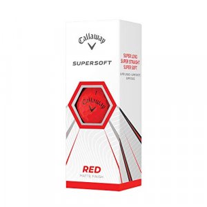 2021 Callaway Supersoft Golf Balls , Red