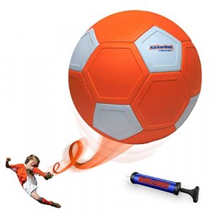 Kickerball - Curve and Swerve Soccer Ball/Football Toy - Kick Like The Pros, Great Gift for Boys and Girls - Perfect for Outdoor & Indoor Match or Ga