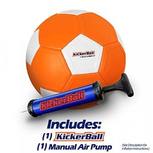 Kickerball - Curve and Swerve Soccer Ball/Football Toy - Kick Like The Pros, Great Gift for Boys and Girls - Perfect for Outdoor & Indoor Match or Ga