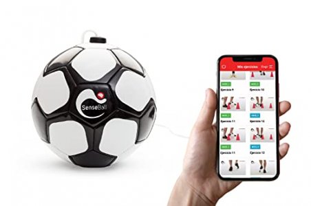 SenseBall | Smart Soccer Kick Trainer Used by Professionals | App with Exercises & Training Routines | Soccer Training Equipment for Kids | Improve Y