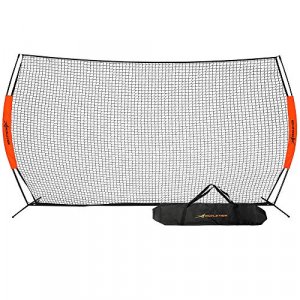 ACELETIQS 20 x 10 Feet Lacrosse Net, Lacrosse Backstop , Baseball Softball Practice, Perfect Training Net, Soccer Net, Basketball Net, Baseball Net, 