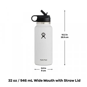 Elvira 32oz Large Water Bottle with Motivational Time Marker & Removable Strainer,Fast Flow BPA Free Non-Toxic for Fitness, Gym and Outdoor Sports
