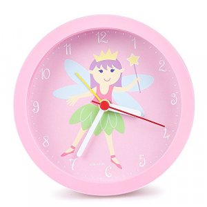 Wildkin Kids Alarm Clock for Boys and Girls, Features On & Off Switch, Silent Quartz Movement, and Shockproof Silicone Cover, Battery Not Included, O