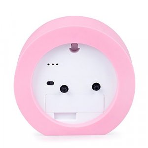 Wildkin Kids Alarm Clock for Boys and Girls, Features On & Off Switch, Silent Quartz Movement, and Shockproof Silicone Cover, Battery Not Included, O