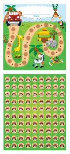 Carson Dellosa Jungle Safari Mini Incentive Charts (148004)