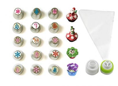 JJMG NEW Russian Icing Piping Tips Christmas Design For Cakes Cupcakes Cookies - Decoration Pastry Baking Tools