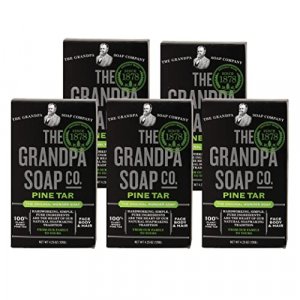 The Grandpa Soap Company Epsom Salt Soda Deep Cleanse Bar Soap 4.25 Oz Pack  of 3