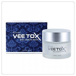 RENOVE VEE TOX Bee Venom Mask Anti-Aging Cream w/ Manuka Honey (15 ) Organic