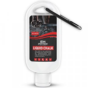 SPORTMEDIQ Pro Grade Liquid Chalk 1 Pack - Mess Free Professional Hand Grip for Gym, Weightlifting, Rock Climbing, Gymnastics, Rock Climbing - Dries