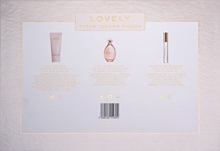 Lovely by SJP - Women's Perfume and Body Care Gift Set - Includes Eau De Parfum, Rollerball, and Soft Lotion in Iconic Lovely Fragrance - Notes of Ma