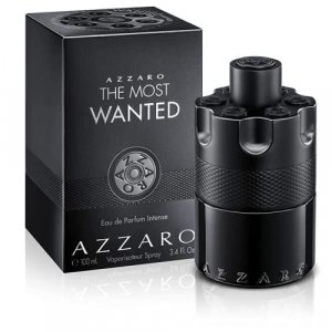 Azzaro The Most Wanted Eau de Parfum Intense Mens Cologne Fougere, Ambery & Spicy Fragrance, 3.4 Fl Oz