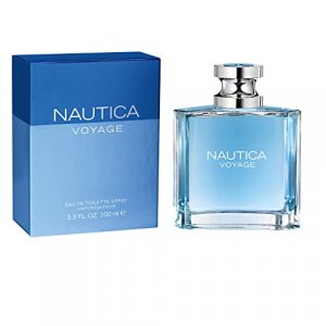 Nautica Voyage Eau De Toilette for Men - Fresh, Romantic, Fruity Scent - Woody, Aquatic Notes of Apple, Water Lotus, Cedarwood, and Musk - Ideal for 