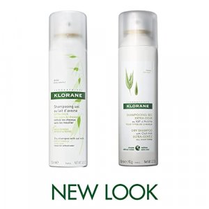 Klorane Dry Shampoo with Oat Milk, Ultra-Gentle, All Hair Types, No White Residue, Paraben & Sulfate-Free, 3.2 oz.
