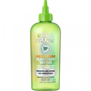 Garnier Fructis Sleek & Shine Glass Hair Water 10 Second Liquid Rinse Out, 98 Percent Naturally Derived Lamellar, for Shiny Hair (Packaging May Vary)