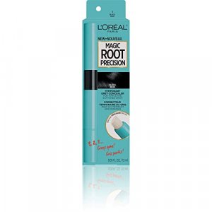 L'Oreal Paris Magic Root Precision Temporary Gray Hair Color Concealer Brush, 1 Black, 0.05 fl; oz.