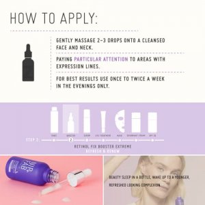 Nip + Fab Retinol Fix Booster Extreme 0.3% Retinol Liquid Drops for Face with Aloe Vera, Anti-Aging for Fine Lines and Wrinkles, 1 Fl Oz (SKRETCBST)