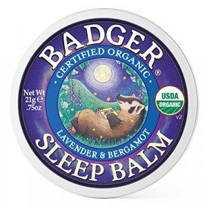 Badger - Sleep Balm, Lavender & Bergamot, Natural Sleep Balm, Scented Relaxing Balm for Children and Adults, Calming Night Balm, Organic Sleep Balm, 