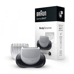 Braun EasyClick Body Groomer Attachment for Series 5, 6 and 7 Electric Razor, Compatible with Electric Shavers 5018s, 5020s, 6075cc, 7071cc, 7075cc, 