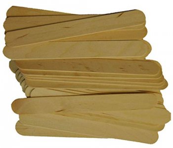  Spa Stix Large Waxing Sticks. Natural Wood Body Hair