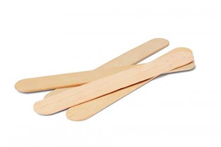 Spa Stix Large Waxing Sticks. Natural Wood Body Hair Removal Sticks  Applicator. Size is 6 Inches x 3/4. Wooden Waxing Sticks. Pack of 500Count