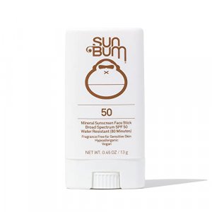 Sun Bum Mineral SPF 50 Sunscreen Face Stick | Vegan and Reef Friendly (Octinoxate & Oxybenzone Free) Broad Spectrum Natural Sunscreen with UVA/UVB Pr