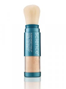 Colorescience Brush-On Sunscreen Mineral Powder for Sensitive Skin, Medium