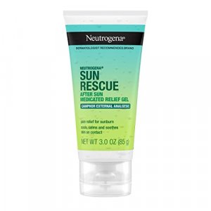 Neutrogena Sun Rescue After Sun Medicated Relief Gel with 0.45% Camphor External Analgesic For Cooling & Soothing, Painful Sunburn & Itch Relief, Fra