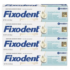 Fixodent Denture Adhesives Cream, Original - 0.75 Oz (Pack of 6)