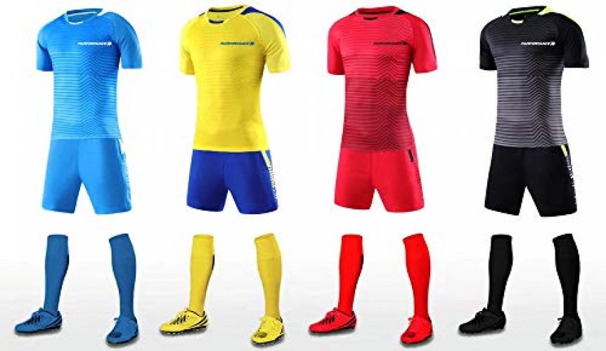PAIRFORMANCE Premium Soccer Uniforms for Kids, Sizes 6-12, Boys