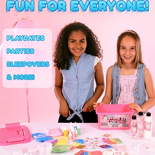 Laevo Unicorn Slime Kit for Girls - DIY Supplies Makes Butter Slime, Cloud  Slime, Clear Slime & More Sets - Toys for 5+ Years Old