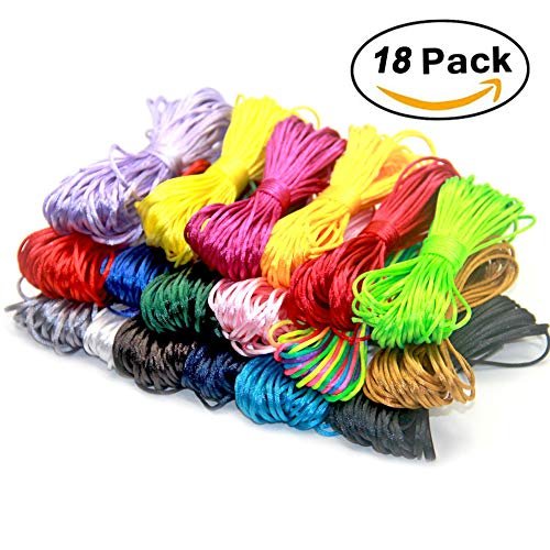Nylon String For Bracelets 1.5Mm Nylon Cord 18 Colors Nylon Satin String  Silky Beading String Macrame Cord For Bracelet Nylon Satin Cord For  Friendsh - Imported Products from USA - iBhejo