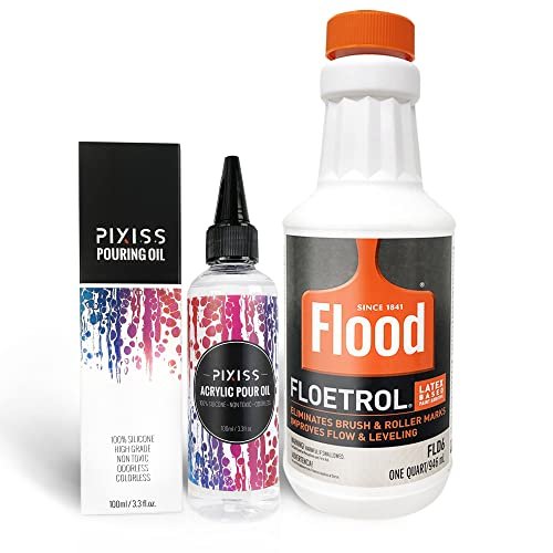 Floetrol for Acrylic Paint Pouring Kit Flotrol Acrylic Pour Medium Additive