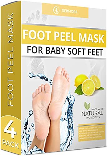 Tea Tree Foot Peel Mask For Dead Skin Callused and Cracked Heels Foot Mask  Removes Rough