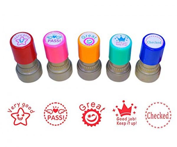 Teachers Self-Inking Rubber Stamps Teacher Review Photosensitive