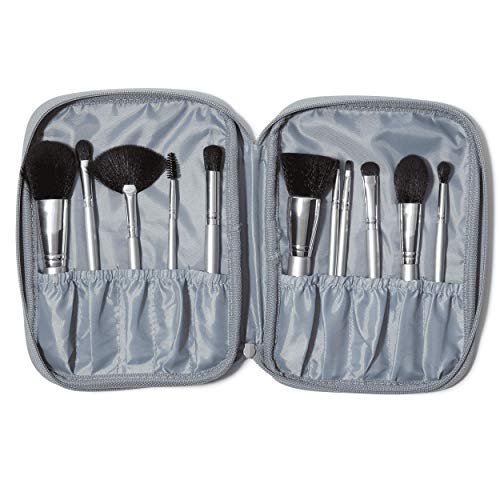 19 Piece Makeup Brush Set & Roll