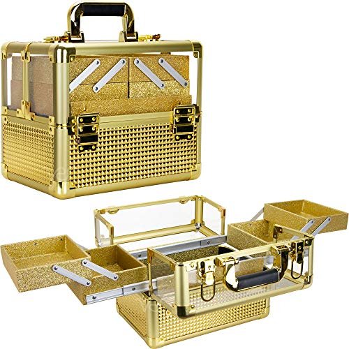 Ver Beauty Professional Rolling Makeup Train Case, India | Ubuy