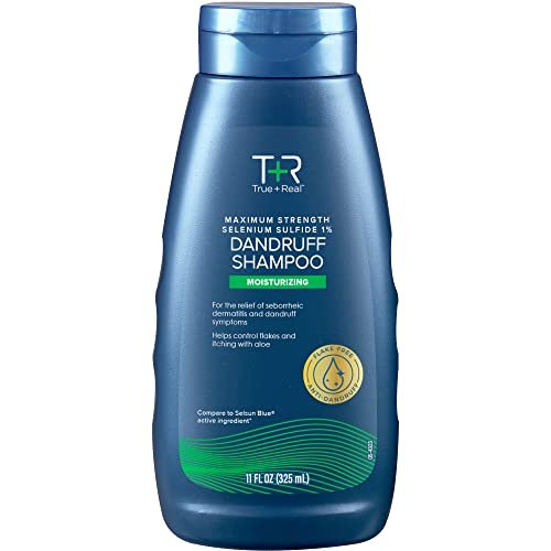 True+Real Moisturizing Dandruff Shampoo with Aloe and Selenium Sulfide