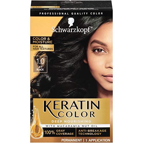 Schwarzkopf Keratin Color, Color & Moisture Permanent Hair Color Cream, Jet Black (Pack of 1) - Shop Imported Products from USA to India Online - iBhejo Schwarzkopf Keratin Color, Color & Moisture Permanent Hair Color Cream, Jet Black (Pack of 1) - Shop Imported Products from USA to India Online - iBhejo