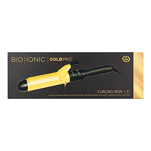 BIO IONIC Goldpro Curling Iron 1.5Inch Imported Products from