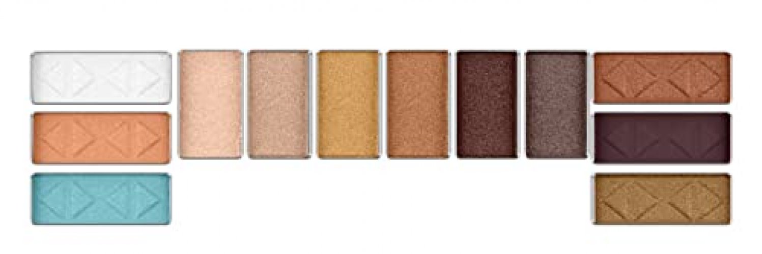 L.A. Colors Day To Night 12 Color Eyeshadow Palette, Sunset, 0.28