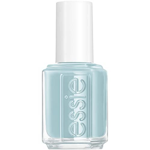essie nail polish, pastel blue nail color, 8-free vegan formula, flight of  fantasy, 0.46 fl oz flight of fantasy 0.46 Fl Oz (Pack of 1)