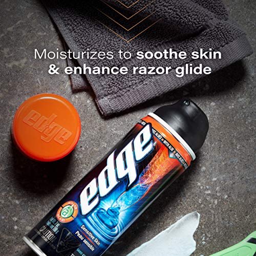 Edge Shave Gel for Men, Sensitive Skin with Aloe, 7oz (3 Pack) - Shaving  Gel For Men That Moisturizes, Protects and Soothes To Help Reduce Skin