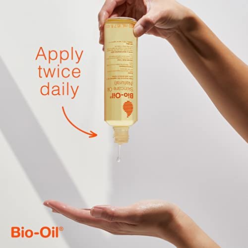 Bio-Oil Skincare Body Oil (Natural) Serum for Scars and  Stretchmarks, Face and Body Moisturizer Hydrates Skin, with Organic Jojoba  Oil and Vitamin E, For All Skin Types, 6.7 oz 