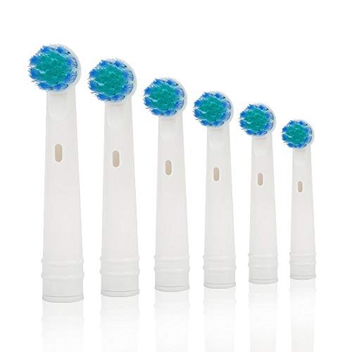 Voom Sonic Oral B Compatible Replacement Brush Heads Advanced Bristle  Technology Soft Dupont Nylon Bristles Oral Care - Pack of 6, Whitepack of 6,  VM - Imported Products from USA - iBhejo