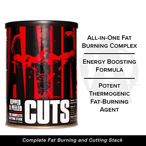 Animal Cuts Thermogenic Fat Burner - Nootropic Weight Loss Management Diet  Pills for Men and Women for Focus and Brain Support with Ketones