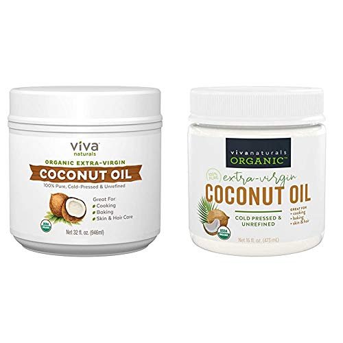 Viva Naturals Organic Extra Virgin Coconut Oil, 32 oz