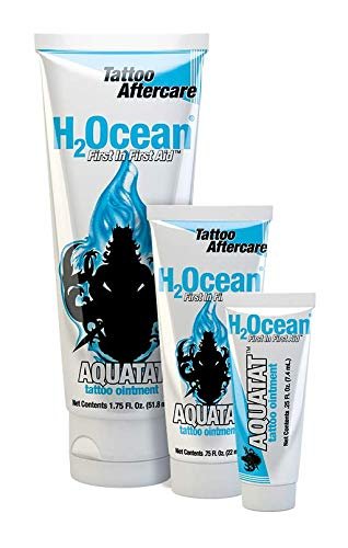 H2Ocean Blue Green Foam Soap - Gentle Cleansing Sea Salt Mineral Tattoo  Aftercare