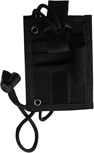 MUMUGUO Badgehouder Tactische ID-kaarthouder Haak, Verstelbare hals Lanyard Sleutelhanger en Credit Card Organizer